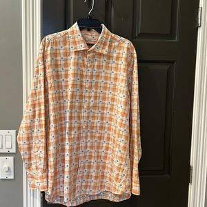 Men's Johnston and Murphy long sleeve shirt. XL.